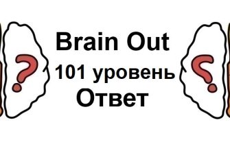 Brain Out 101 уровень