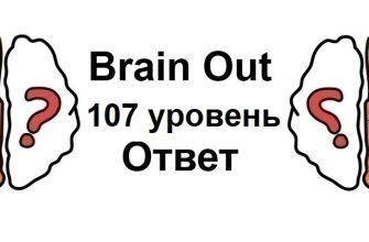 Brain Out 107 уровень
