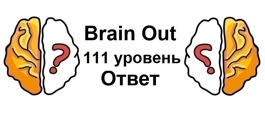 Brain Out 111 уровень
