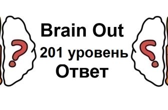 Brain Out 201 уровень