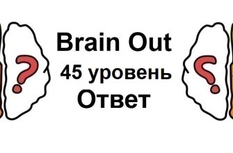 Brain Out 45 уровень
