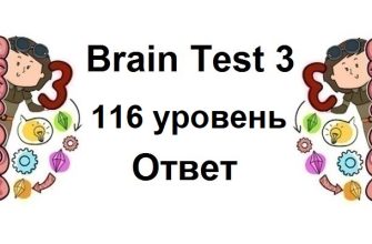 Brain Test 3 уровень 116