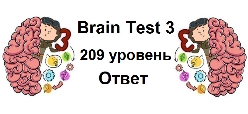 Brain Test 3 уровень 209