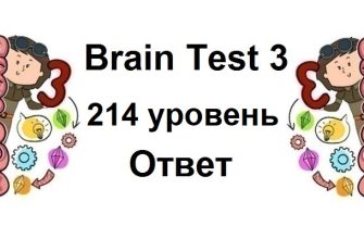 Brain Test 3 уровень 214