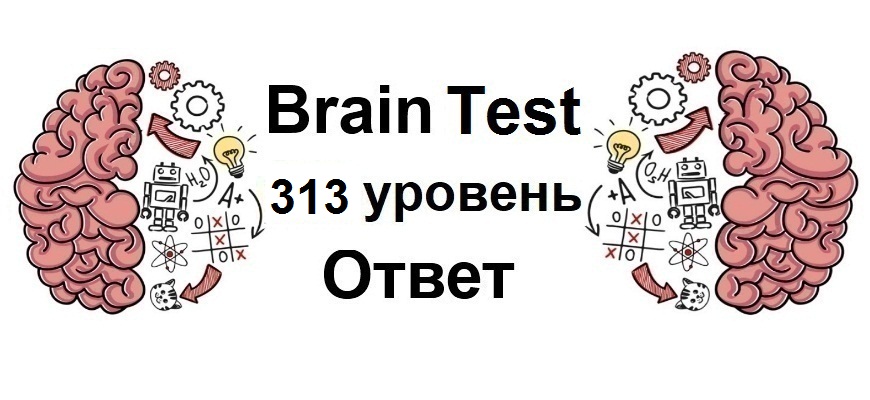 Brain Test 313 уровень