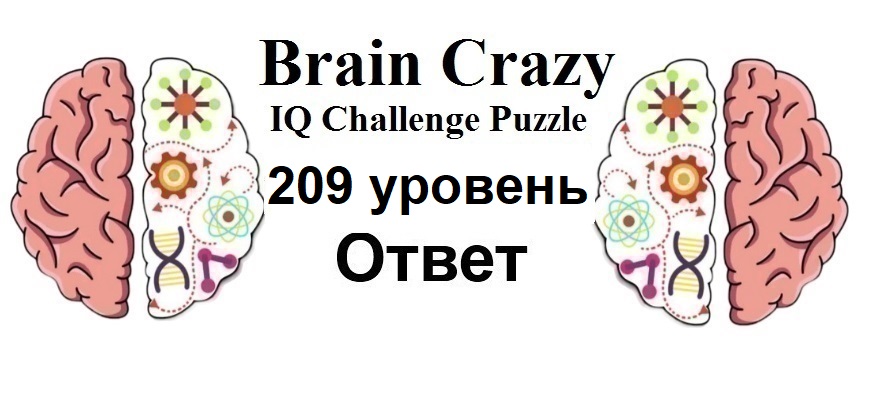 Brain Crazy 209 уровень