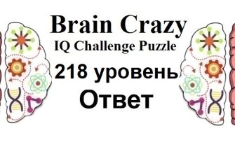 Brain Crazy 218 уровень